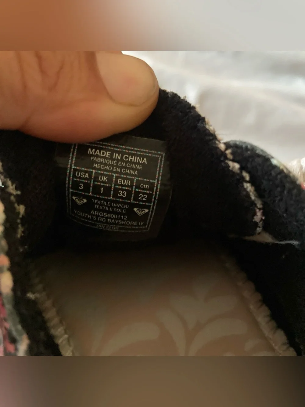 Roxy canvas floral